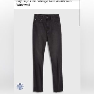 Sky high vintage slim jeans